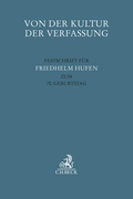 Cover: Von der Kultur der Verfassung - C.H.BECK