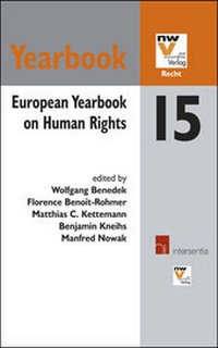 Enlarge image Cover: European Yearbook on Human Rights 2015 - NWV im Verlag Österreich GmbH