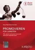 Cover: Promovieren f&uuml;r Juristen - Verlag Wissen-Kompakt