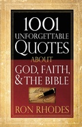 Cover: 1001 Unforgettable Quotes About God, Faith, and the Bible - Harvest House Publishers