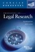 Cover: Principles of Legal Research - West Academic Press