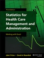 Cover: Statistics for Health Care Management and Administration - Jossey-Bass