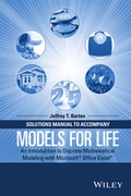Bild: Solutions Manual to Accompany Models for Life - Wiley
