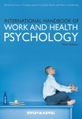 Cover: International Handbook of Work and Health Psychology - Wiley-Blackwell
