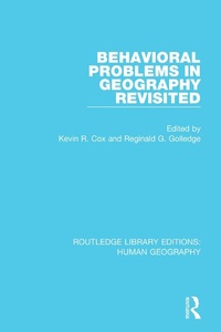 Enlarge image Cover: Behavioral Problems in Geography Revisited - Routledge