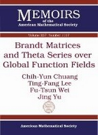 Enlarge image Cover: Brandt Matrices and Theta Series Over Global Function Fields - American Mathematical Society