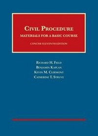 Enlarge image Cover: Civil Procedure, Materials for a Basic Course - Foundation Press