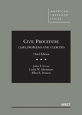 Cover: Civil Procedure, Cases, Problems and Exercises - West Academic Press