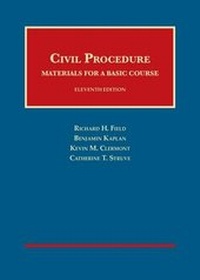 Enlarge image Cover: Civil Procedure, Materials for a Basic Course - Foundation Press
