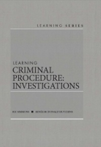 Enlarge image Cover: Learning Criminal Procedure - West Academic Press