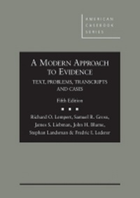 Enlarge image Cover: A Modern Approach to Evidence - West Academic Press