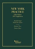 Cover: New York Practice: Supplement - West Academic Press