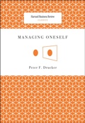 Cover: Managing Oneself - Harvard Business Review Press