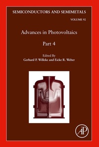 Enlarge image Cover: Advances in Photovoltaics: Part 4 - Academic Press