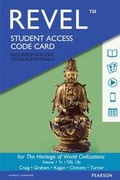 Cover: Heritage of World Civilizations, The, Volume 1, Books a la Carte Edition Plus New Myhistorylab for World History -- Access Card Package - Pearson
