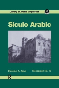 Enlarge image Cover: Siculo Arabic - Routledge