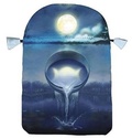 Cover: Silver Witchcraft Tarot Satin Bag - Llewellyn Publications