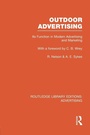 Cover: Outdoor Advertising (RLE Advertising) - Routledge
