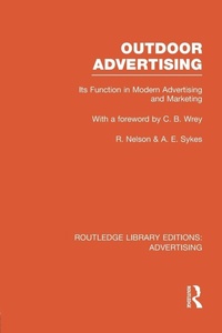 Enlarge image Cover: Outdoor Advertising (RLE Advertising) - Routledge