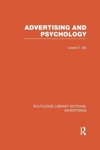 Enlarge image Cover: Advertising and Psychology (RLE Advertising) - Routledge