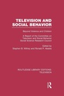 Cover: Television and Social Behavior - Routledge