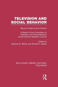 Cover: Television and Social Behavior - Routledge