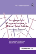 Cover: Language and Communication in Mental Retardation - Psychology Press Ltd