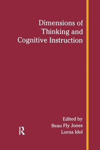 Enlarge image Cover: Dimensions of Thinking and Cognitive Instruction - Routledge