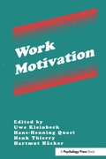 Cover: Work Motivation - Psychology Press Ltd