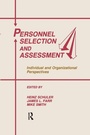 Cover: Personnel Selection and Assessment - Psychology Press Ltd