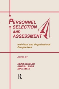 Enlarge image Cover: Personnel Selection and Assessment - Psychology Press Ltd