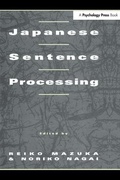 Cover: Japanese Sentence Processing - Psychology Press Ltd