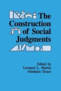Cover: The Construction of Social Judgments - Psychology Press Ltd