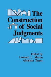 Enlarge image Cover: The Construction of Social Judgments - Psychology Press Ltd
