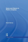 Cover: Names and Nature in Plato's Cratylus - Routledge