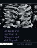 Cover: Language and Cognition in Bilinguals and Multilinguals - Psychology Press Ltd