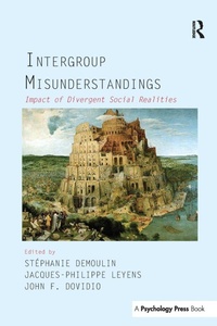 Enlarge image Cover: Intergroup Misunderstandings - Psychology Press Ltd