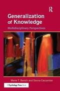 Cover: Generalization of Knowledge - Psychology Press Ltd