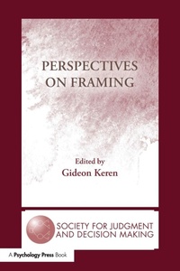 Enlarge image Cover: Perspectives on Framing - Psychology Press Ltd