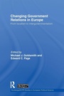 Cover: Changing Government Relations in Europe - Routledge