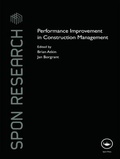 Cover: Performance Improvement in Construction Management - Routledge