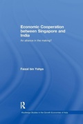 Cover: Economic Cooperation between Singapore and India - Routledge