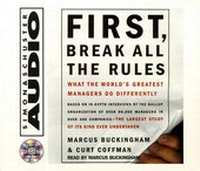 Enlarge image Cover: First, Break All The Rules - Simon & Schuster Audio