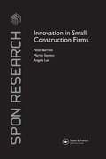Cover: Innovation in Small Construction Firms - Routledge
