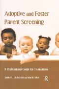 Cover: Adoptive and Foster Parent Screening - Routledge