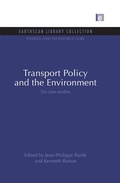 Cover: Transport Policy and the Environment - Routledge