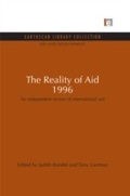 Cover: The Reality of Aid 1996 - Routledge