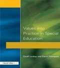 Cover: Values into Practice in Special Education - Routledge
