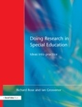 Cover: Doing Research in Special Education - Routledge