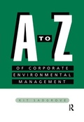 Cover: A-Z of Corporate Environmental Management - Routledge